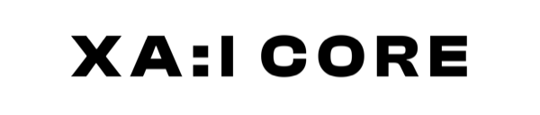 XAICORE Wortmarke — Schwarz